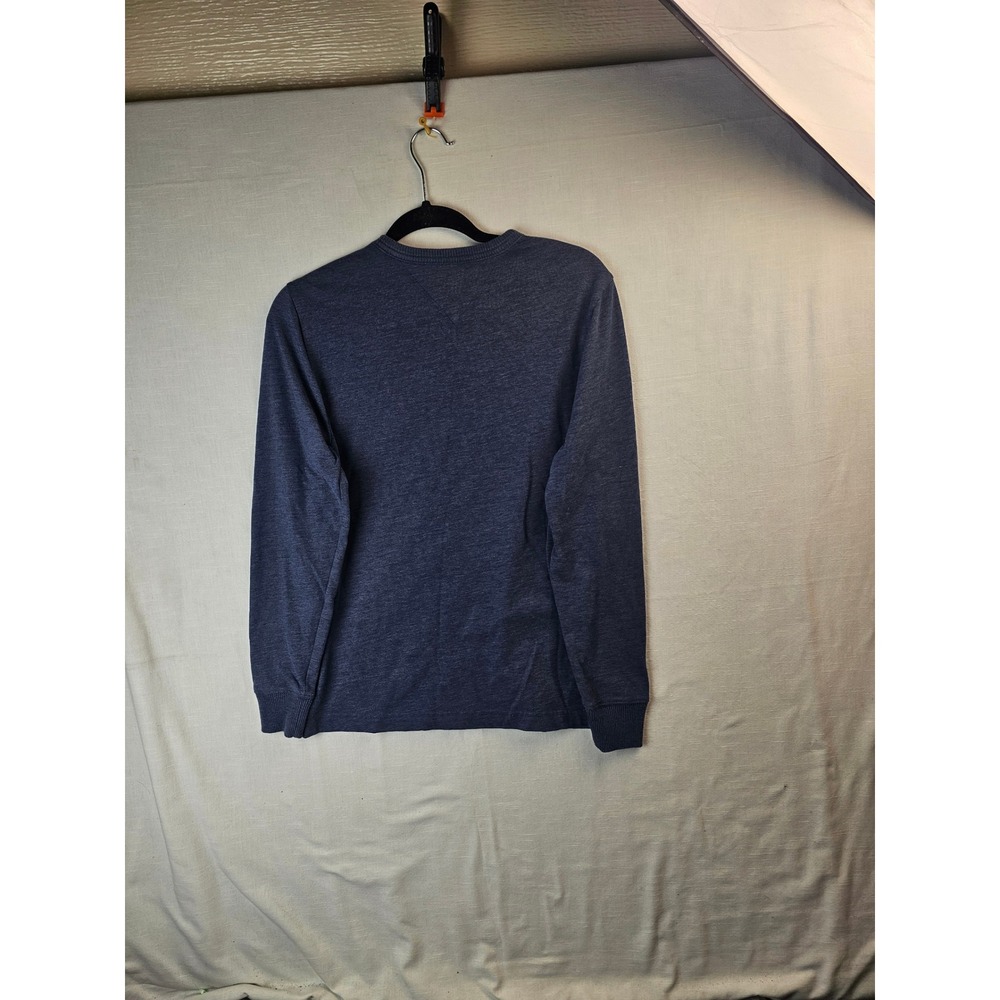 Tommy Hilfiger Mens XS Blue Athl Dept Graphic Long Sleeve Crew Neck Shirt - Picture 10 of 11